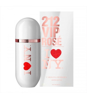 Carolina Herrera 212 VIP Rose I Love NY Eau de Parfum 80ml. Limited Edition