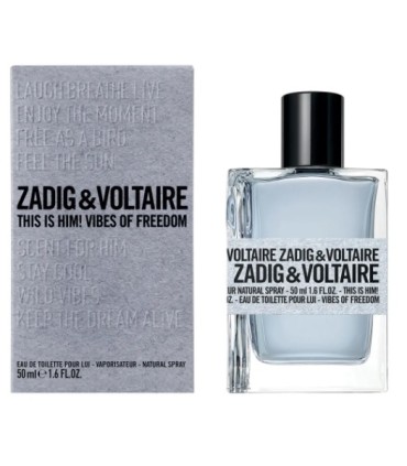 Zadig & Voltaire This Is Him Vibes Of Freedom Eau de Toilette 50ml.