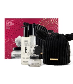 Bobbi Brown Hydrating Face Cream 50ml. + Hydrating Eye Cream 15ml. + Soothing Cleansing Oil 100ml. + Makeup Bag SET Season Recha
