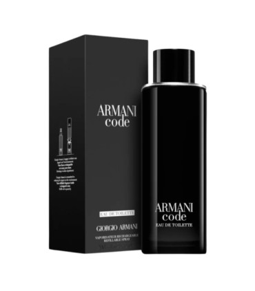 Giorgio Armani Code Pour Homme Eau de Toilette 200ml. Refillable spray