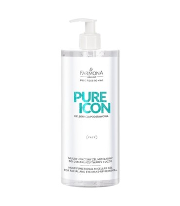 Farmona PURE ICON Multifunkcyjny żel micelarny do demakijażu twarzy i oczu 500ml.