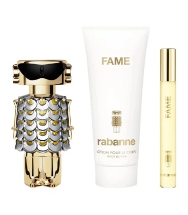 Paco Rabanne Fame Eau de Parfum 80ml. + Body Lotion 100ml. + Eau de Parfum 10ml. ZESTAW