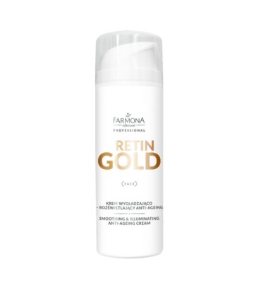 Farmona RETIN GOLD Krem wygładzająco - rozświetlający anti age 150ml.