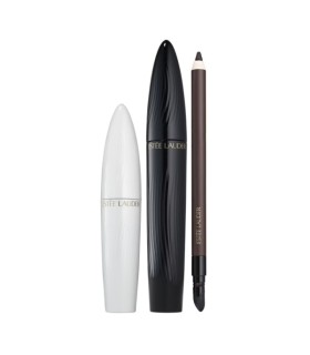Estee Lauder SET Optical Illusions Turbo Lash Trio: Turbo Lash High Powered Volume + Length Mascara 8ml. 01 black + Turbo Lash N