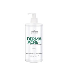 Farmona DERMAACNE+ Gruszkowy żel do mycia twarzy 500ml.