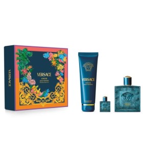 Versace Eros Eau de Toilette 100ml. + Shower Gel 150ml. +  Eau de Toilette 5ml. ZESTAW