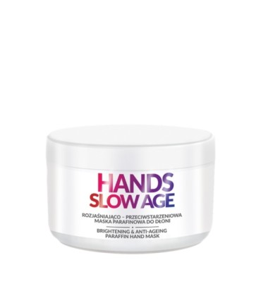 Farmona HANDS SLOW AGE Rozjaśniająco - przeciwstarzeniowa maska parafinowa do dłoni 300g.