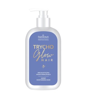 Farmona TRYCHO GLOW HAIR Specjalistyczna maska nawilżająca 375ml.