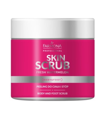 Farmona SKIN SCRUB EXTRACT FRESH WATERMELON Peeling do ciała i stóp 500g.