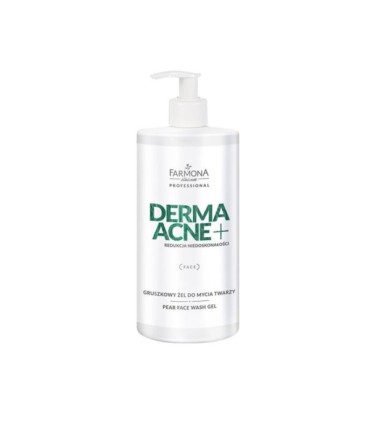 Farmona DERMAACNE+ Gruszkowy żel do mycia twarzy 500ml.