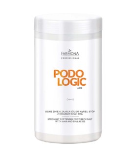 Farmona PODOLOGIC ACID Silnie zmiekczająca sól do kąpieli stóp z kwasami AHA i BHA 1400g.