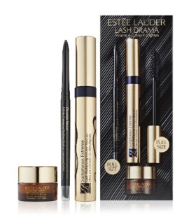 Estee Lauder SET Lash Drama: Sumptuous Extreme Mascara 8ml. 01 Extreme Black + Advanced Night Repair Eye Supercharged Gel-Cream 