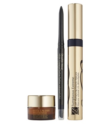 Estee Lauder SET Lash Drama: Sumptuous Extreme Mascara 8ml. 01 Extreme Black + Advanced Night Repair Eye Supercharged Gel-Cream 