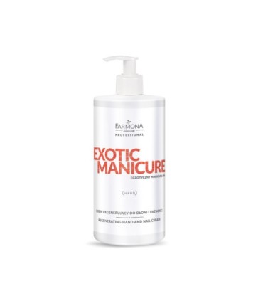 Farmona EXOTIC MANICURE Krem regenerujący do dłoni i paznokci 500ml.