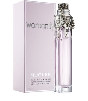 Mugler Womanity Eau de Parfum 80ml. refillable spray