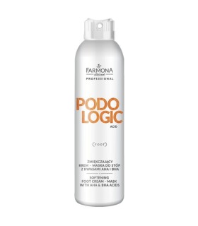 Farmona PODOLOGIC ACID Zmiękczający krem-maska do stóp z kwasami AHA i BHA, 150ml.