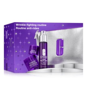 Clinique SET Wrinkle-Fighting Routine Skincare: Wrinkle Correcting Serum 30ml. + Wrinkle Correcting Cream 15ml. + Wrinkle Correc