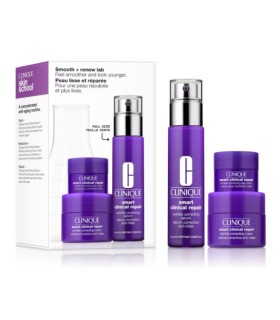 Clinique SET Smooth + Renew Lab Skincare: Smart Clinical Repair Wrinkle Correcting Serum 30ml. + Smart Clinical Repair Wrinkle C