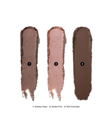 Bobbi Brown SET Swipe And Go Eye Trio: Long-Wear Cream Shadow Stick 1,6g. Golden Pink + Long-Wear Cream Shadow Stick 1,6g. Smoke