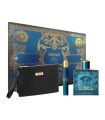 Versace Eros Eau De Parfum 100ml. + Eau De Parfum 10ml. + Kosmetyczka  ZESTAW
