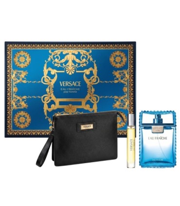 Versace Man Eau Fraiche Eau de Toilette 100ml. + Eau De Toilette 10ml. + Kosmetyczka ZESTAW