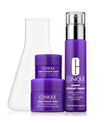 Clinique SET Smooth + Renew Lab Skincare: Smart Clinical Repair Wrinkle Correcting Serum 30ml. + Smart Clinical Repair Wrinkle C